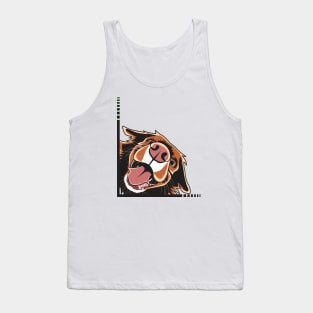 The Curious Toller Nova Scotia Duck Tolling Retriever Tank Top